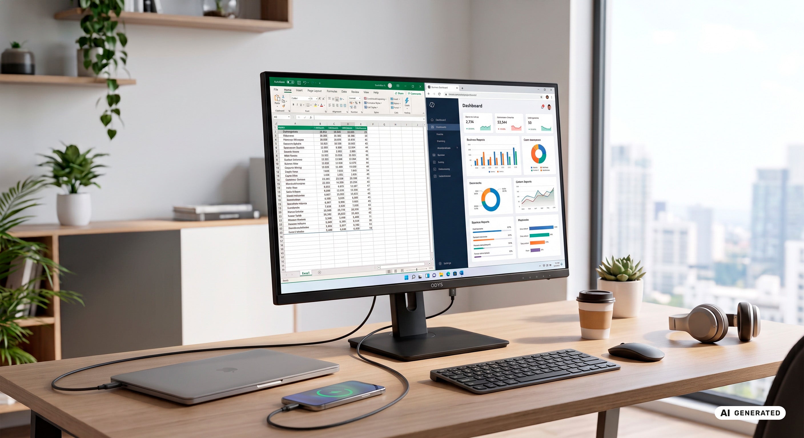 ODYS i27-Q-100 im Check: Der WQHD-Allrounder für Homeoffice und Dein Business