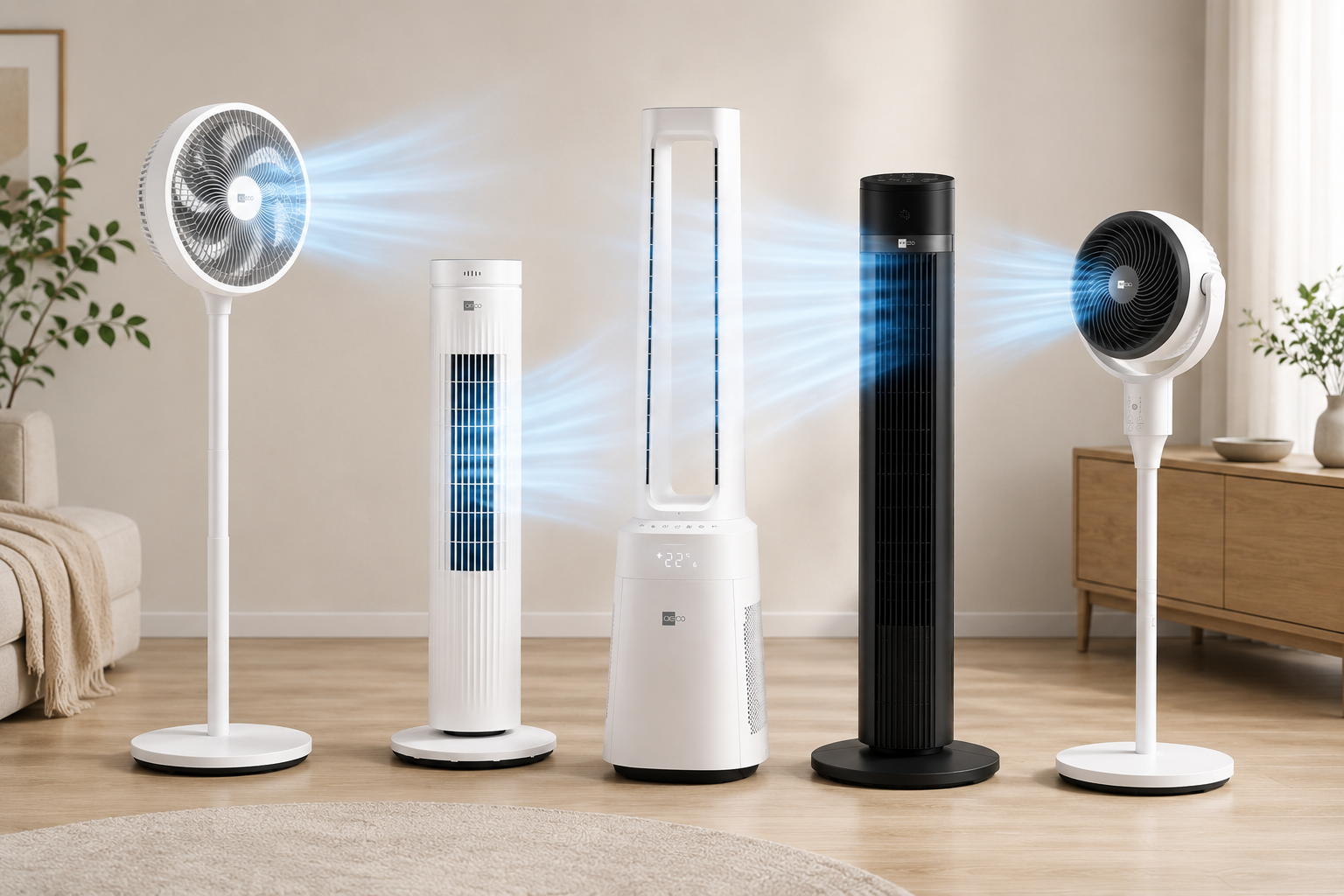 aeco AirX Ventilatoren im Vergleich: Welcher Ventilator passt zu deinem Zuhause?