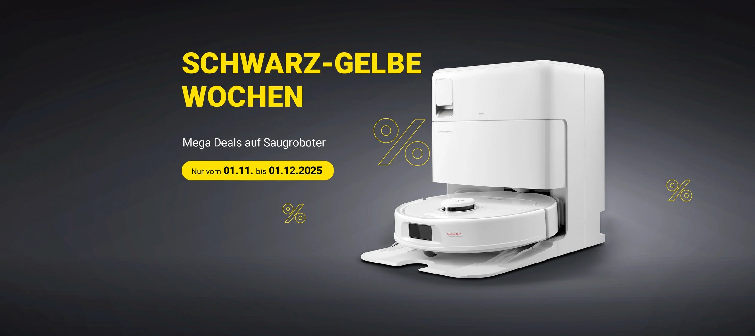 Ein Staubsaugerroboter reinigt einen Holzboden, während ein Smartphone die Reinigungskarte und die Bedienelemente anzeigt.