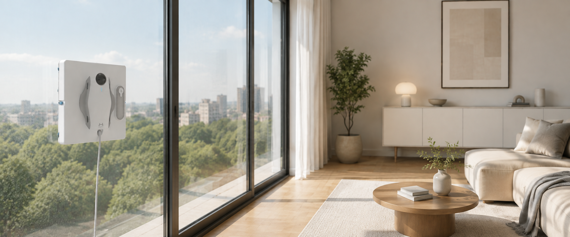 Fenster automatisch putzen