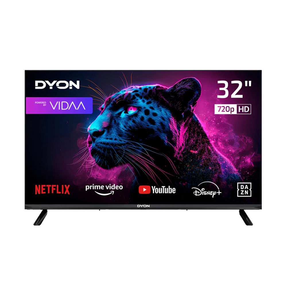 DYON Movie Smart 32 VX, 32 Zoll, Smart TV (Netflix, Prime Video, YouTube), App Store, Triple Tuner, CI+, Hotel Modus