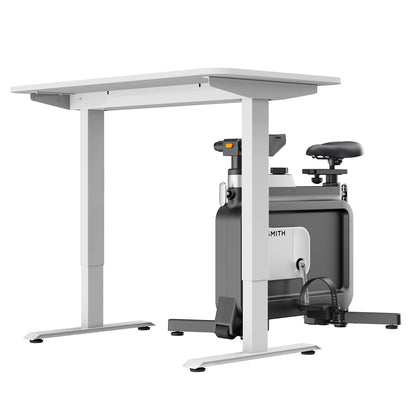 Das faltbare Kingsmith Office Bike W1B von Kingsmith passt unter höhenverstellbare Schreibtische und ermöglicht platzsparendes, anpassbares Training bequem am Arbeitsplatz.